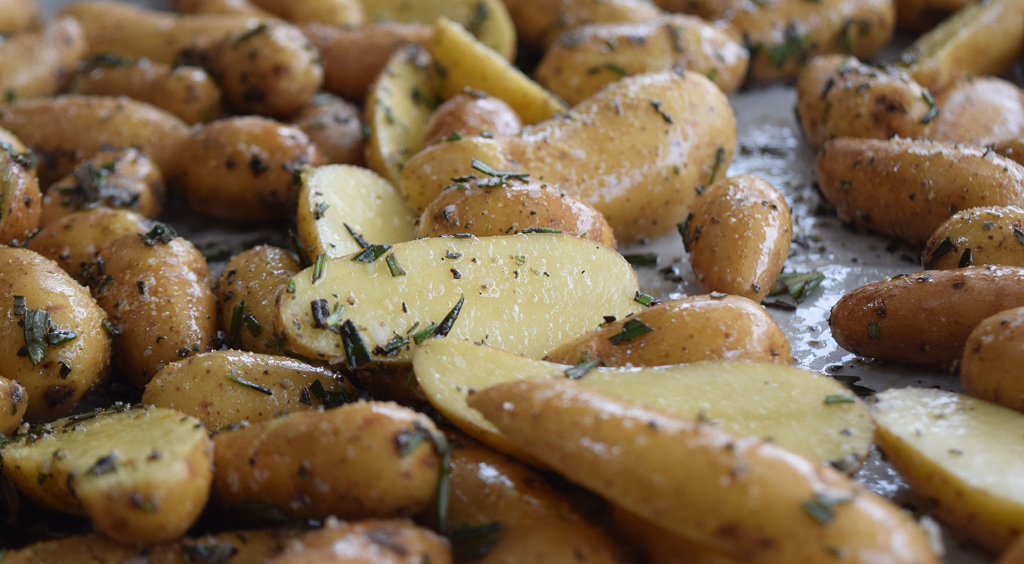 Rosemary and Garlic Fingerling Potatoes